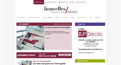 Desktop Screenshot of lesnouvellesnews.fr